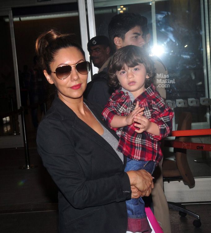 AbRam Khan Looks Like A Cutie Patootie In This New Photo Shared By Gauri Khan