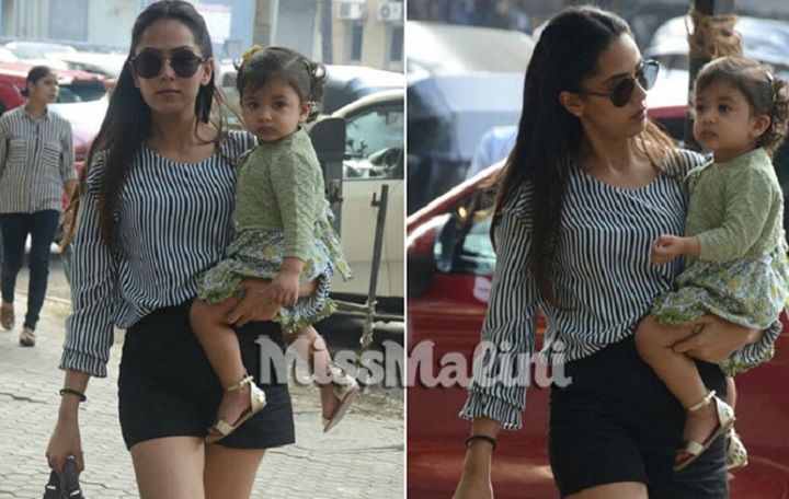 Photos: Mira Rajput Steps Out In Style With Baby Misha In Tow