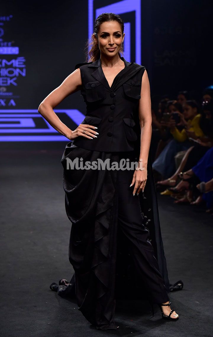 Malaika Arora Khan for De Belle at Lakme Fashion Week SR18