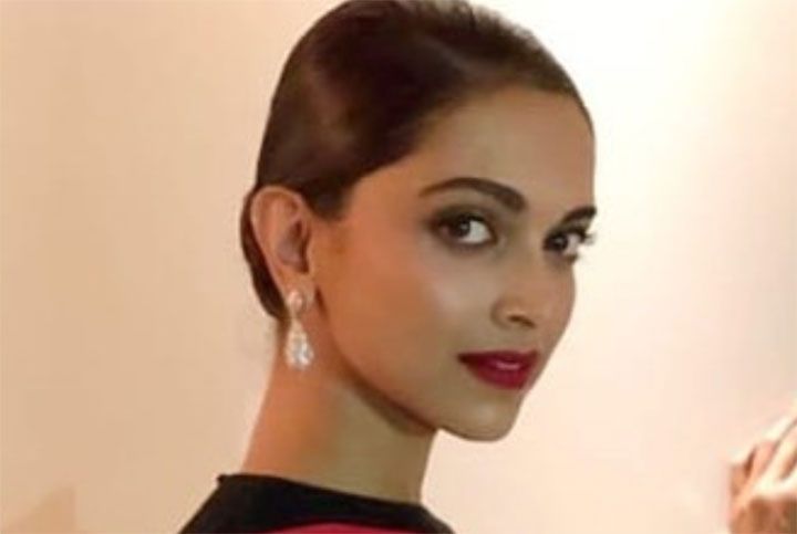 Deepika Padukone Wears Candy Stripes On Her Sari And We Can’t Deal