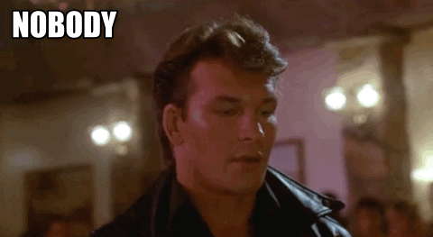 Patrick Swayze GIF by Top 100 Movie Quotes of All Time - Find & Share on GIPHY