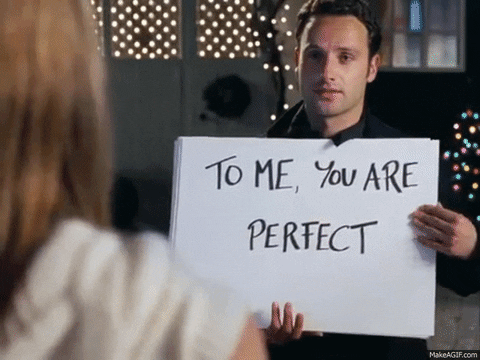 To Me You Are Perfect Love Actually GIF - Find & Share on GIPHY