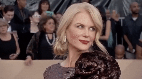 Nicole Kidman Shrug GIF by SAG Awards - Find & Share on GIPHY