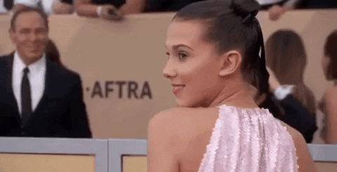 Millie Bobby Brown Blow Kiss GIF by SAG Awards - Find & Share on GIPHY