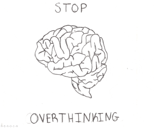 Overthinking Black And White GIF - Find & Share on GIPHY