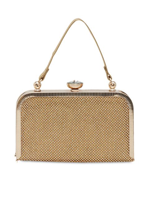 Tarusa Gold-Toned Embroidered Clutch | Image Source: myntra.com