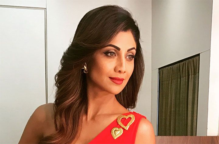 Shilpa Shetty Wins Us Over With Her Red-Hot Jumpsuit