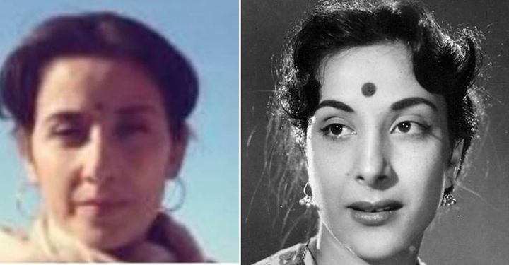 Photo Alert: Manisha Koirala Looks Like Nargis Dutt In The Sanjay Dutt Biopic