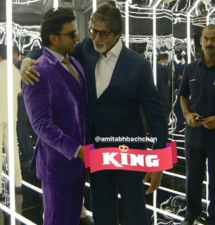Ranveer Singh Shared A Cool Photo With Amitabh Bachchan