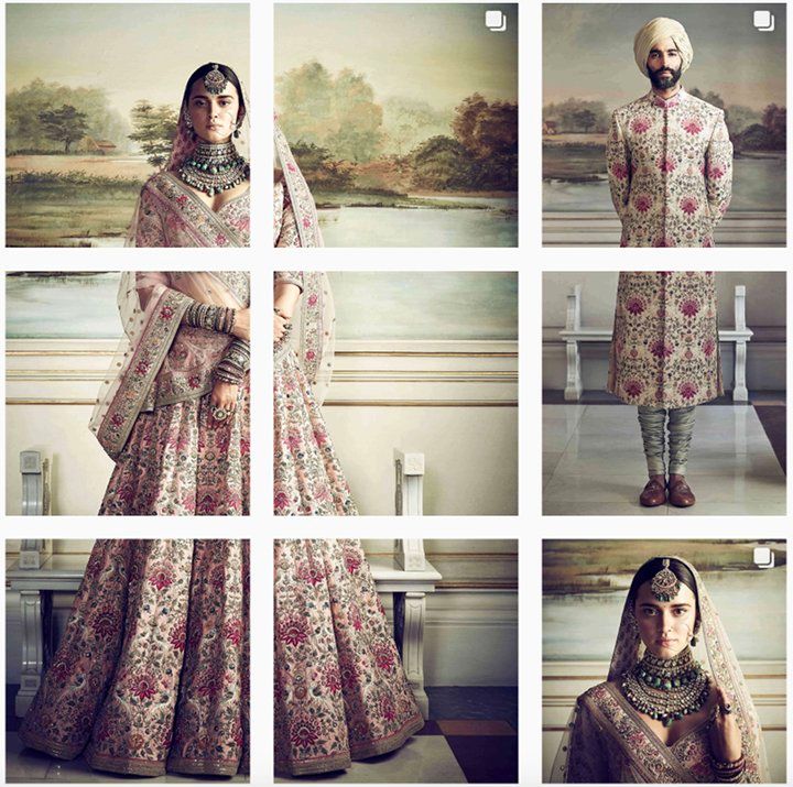 Bridal Lehenga (Source: sabyasachiofficial on Instagram)