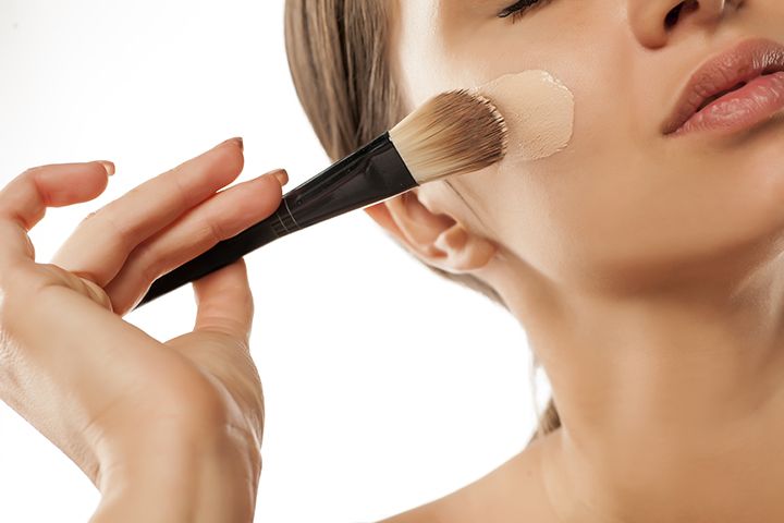 The Correct Foundation Brush To Use For Different Formulas