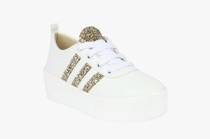 Hand Walk White Casual Sneakers | Image Source: www.jabong.com