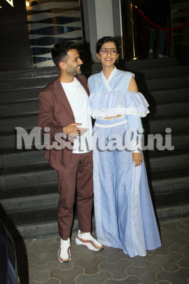 Anand Ahuja and Sonam Kapoor at Veere Di Wedding preview 02