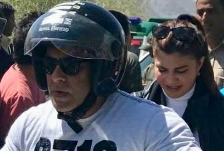 Salman Khan And Jacqueline Fernandez Enjoy Bike Rides During Race 3’s Shoot In Leh