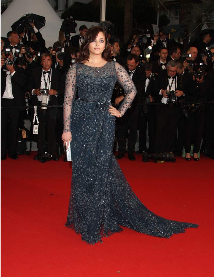 Aishwarya Rai Bachchan at the Cannes Film Festival, 2012 (Source: Shutterstock)