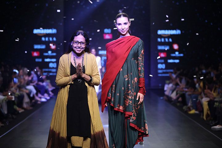 Liva presents Anju Modi at Amazon India Fashion Week AW18 in New Delhi