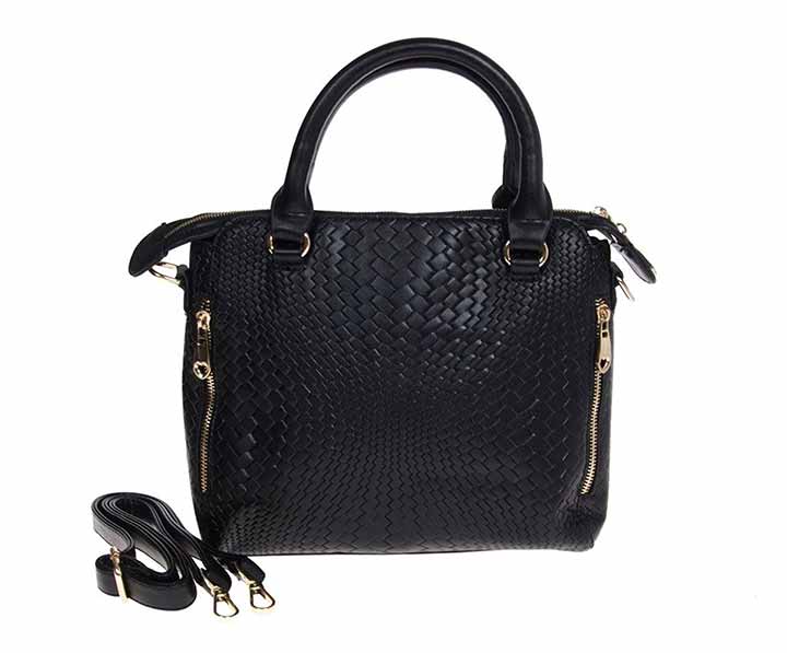 Artisan Crafted Textured Leather Look Designer Satchel Handbag | Image Source: Amazon.com