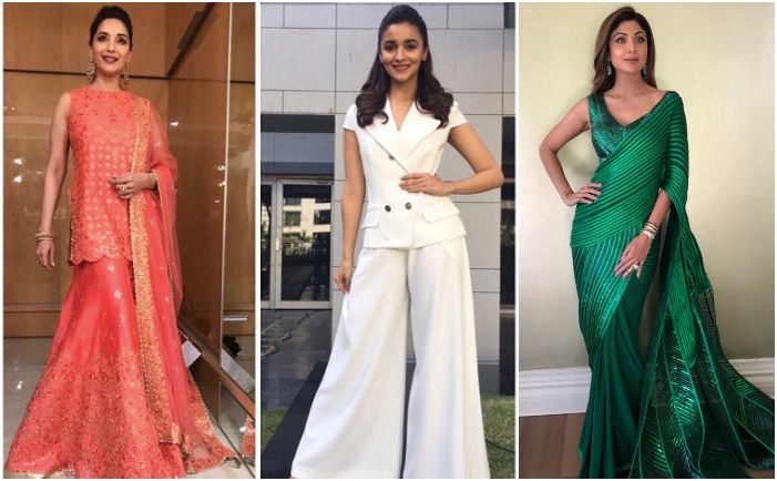 12 Celebrity Outfits That Prove Orange, White & Green Are The Colours To Wear Today