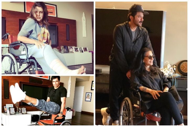 Photos: Check Out Bollywood Stars & Their Shenanigans With Farah Khan’s Wheelchair