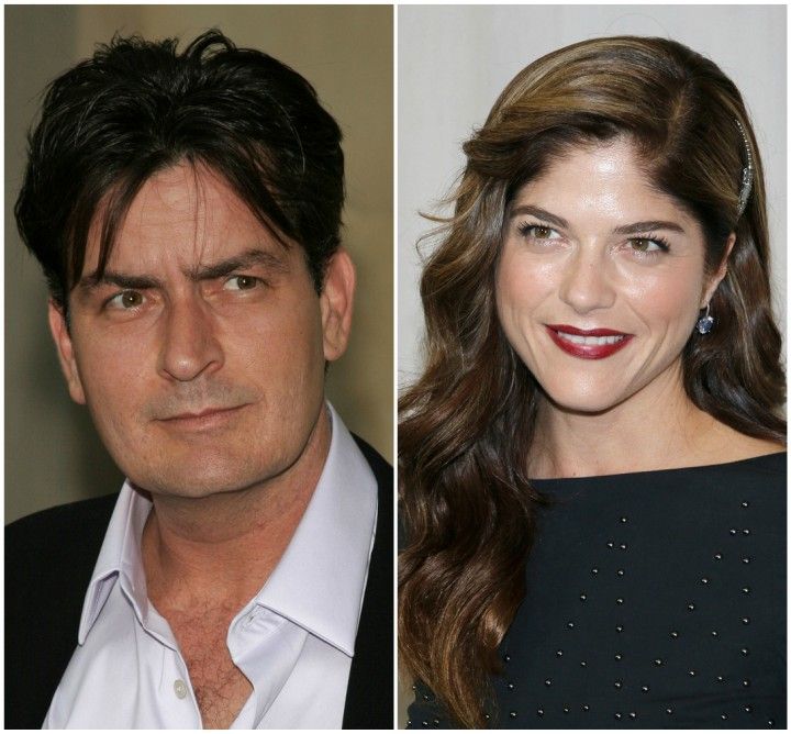 Charlie Sheen And Selma Blair (Image Courtesy: Shutterstock)