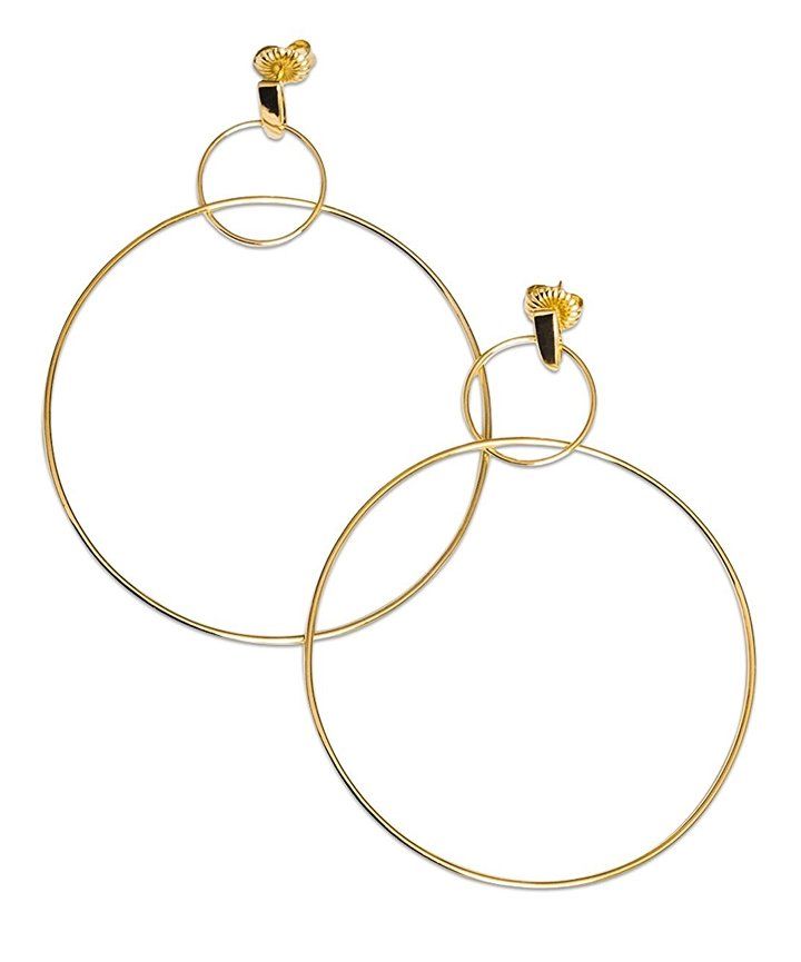 Double Hoop Earrings | Image Source: www.amazon.in