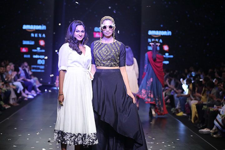Liva presents Eshaa Amiin at Amazon India Fashion Week AW18 in New Delhi