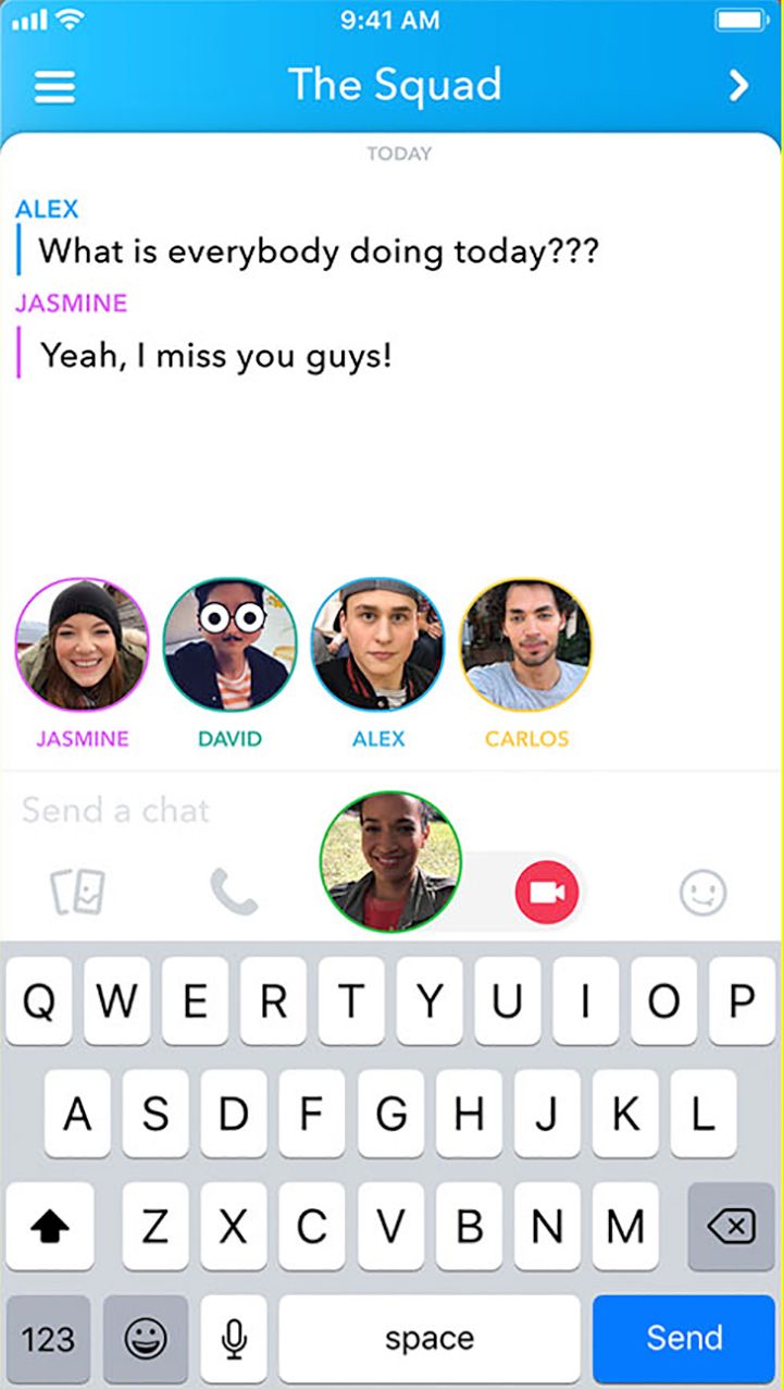 Group Video Chat On Snapchat