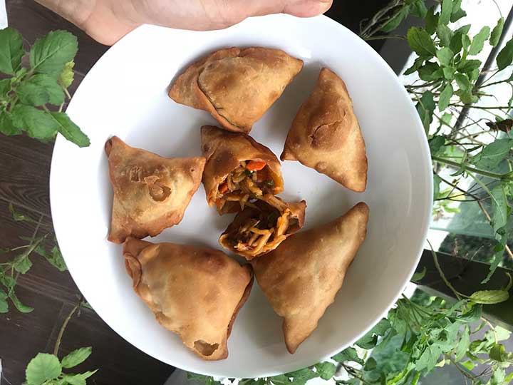 This Recipe Of Chinese Noodle Samosas Is Perfect For Your Next House Party