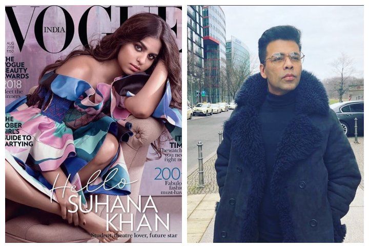 Guess What Karan Johar Had To Say About Suhana Khan’s Vogue Cover