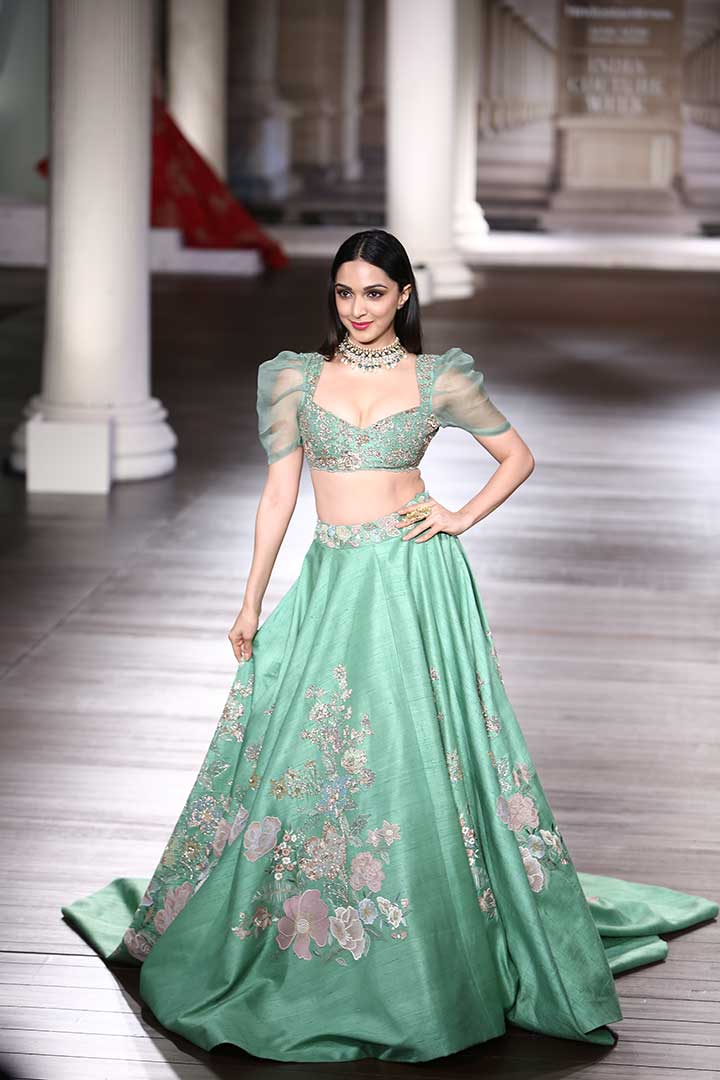 Kiara Advani for Shyamal and Bhumika at Indian Couture Week 2018