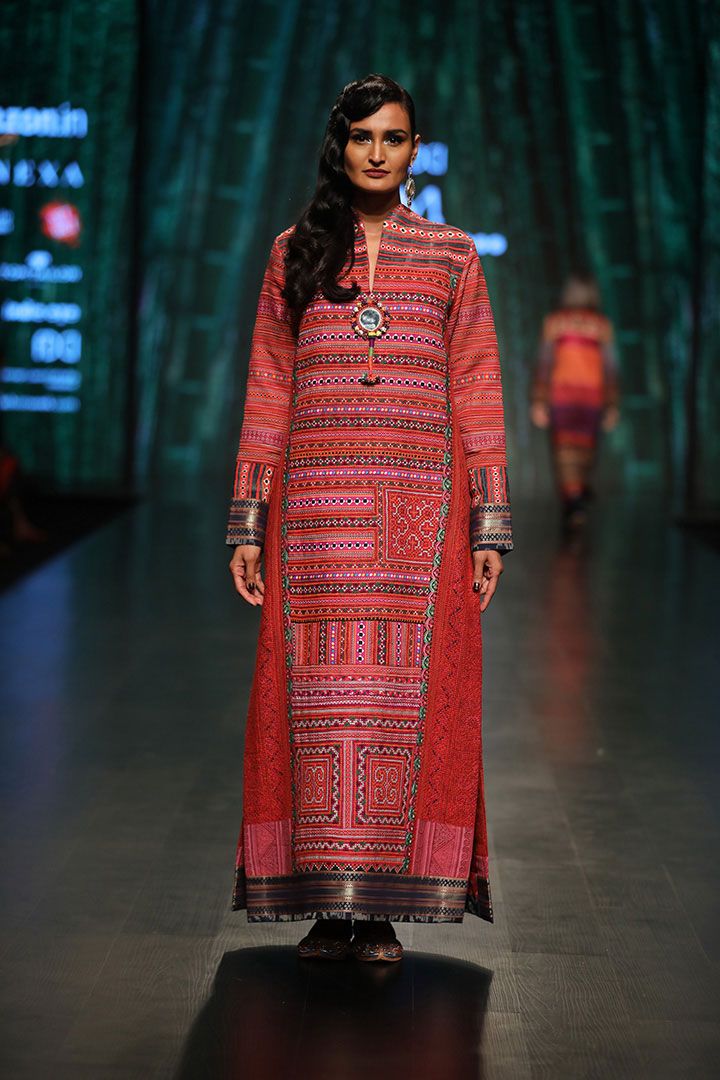 Madhu Jain at Amazon India Fashion Week AW18 in New Delhi