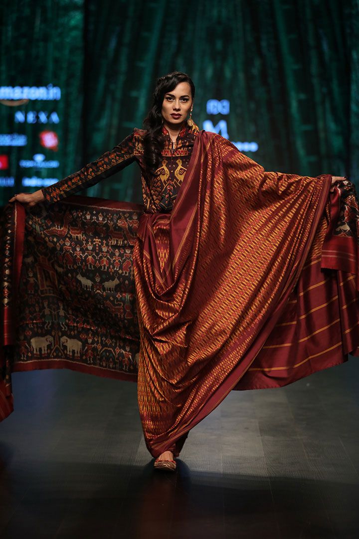 Madhu Jain at Amazon India Fashion Week AW18 in New Delhi