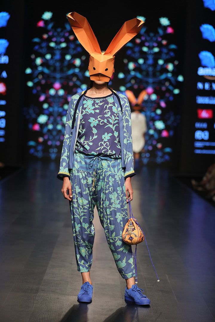 Liva Presents Nida Mahmood at Amazon India Fashion Week AW18 in Delhi.