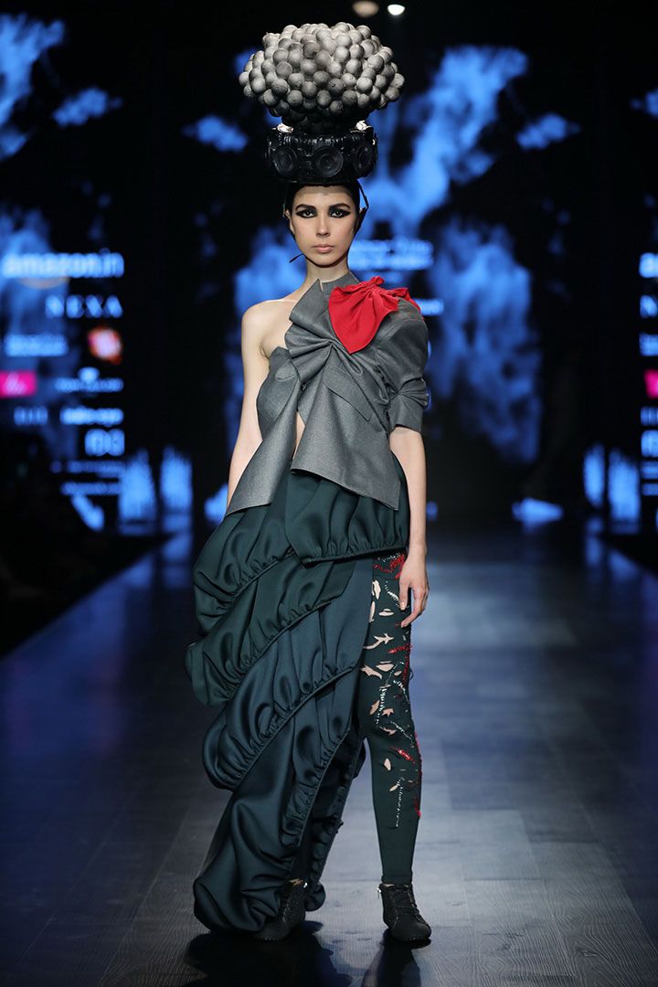 Honor 9 Lite presents Nitin Bal Chauhan at Amazon India Fashion Week AW18 in New Delhi