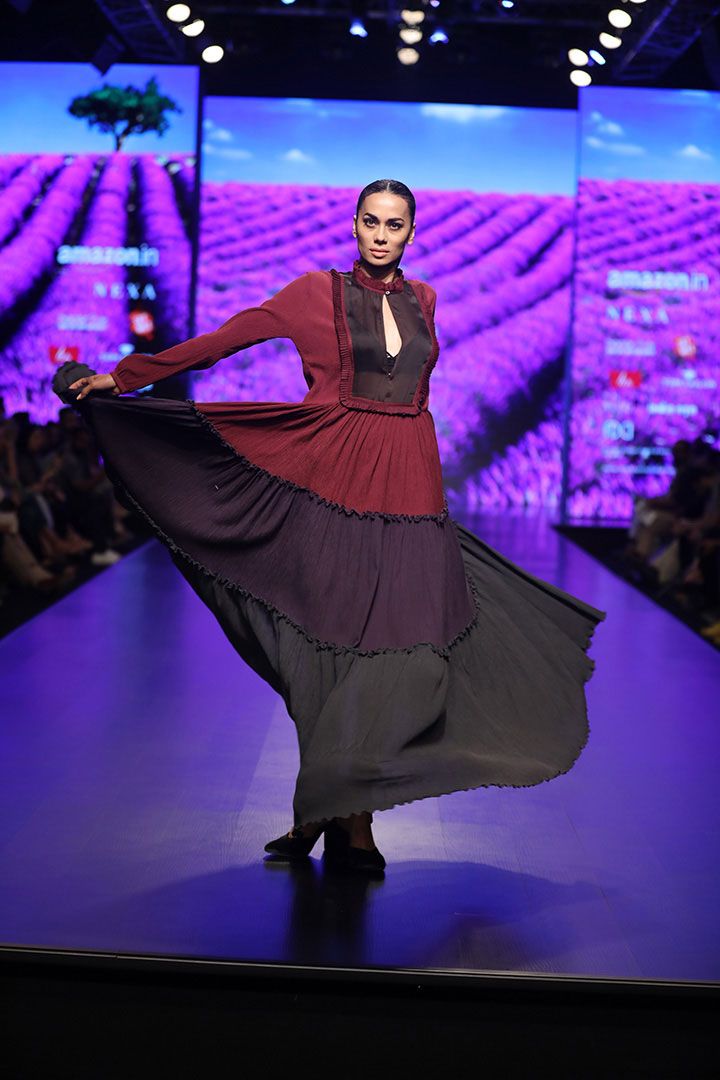 Liva presents Pinnacle By Shruti Sancheti at Amazon India Fashion Week AW18 in New Delhi