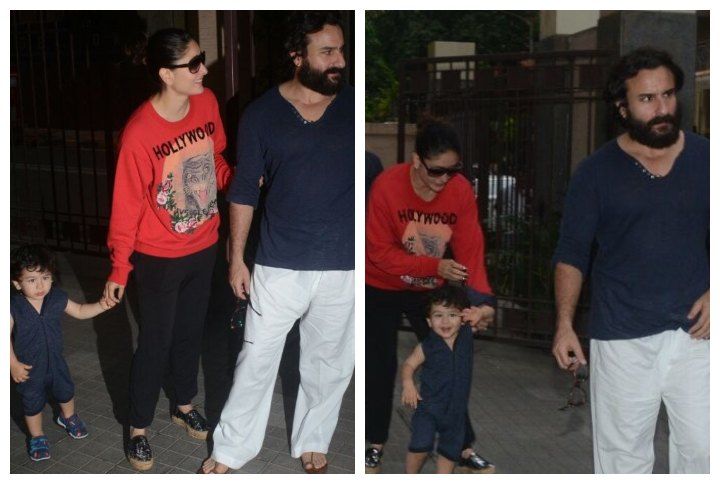 Photos: Kareena Kapoor & Saif Ali Khan’s Day-Out With Baby Taimur