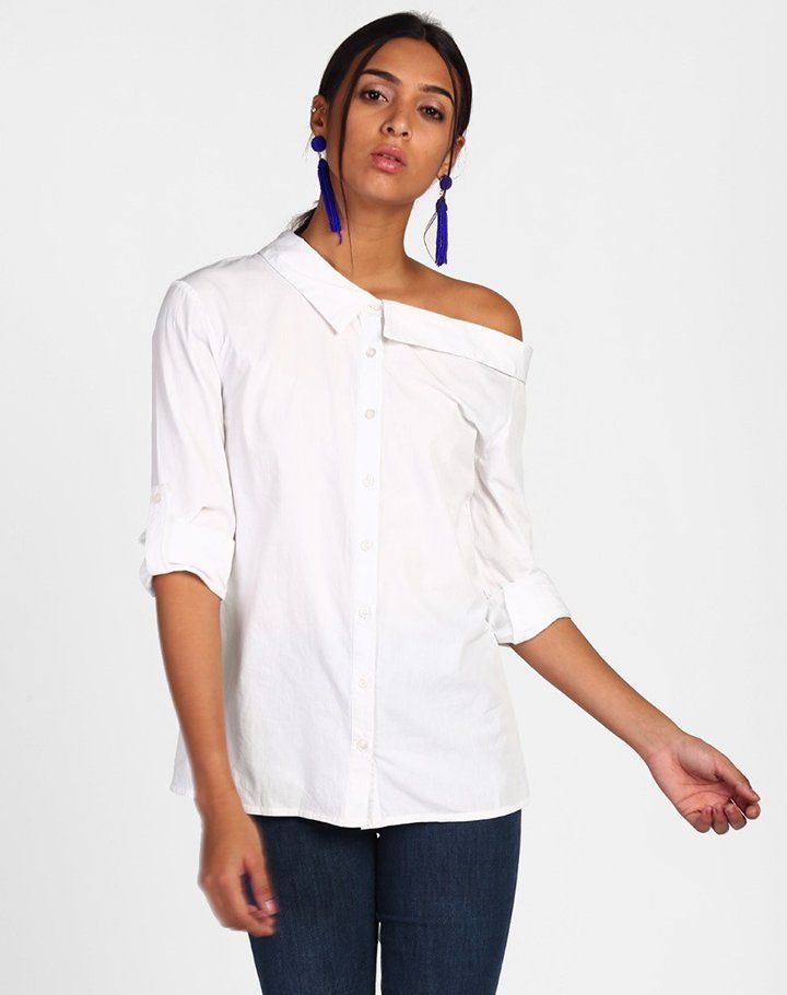 White Allyson Shirt | Image Source: www.stalkbuylove.com
