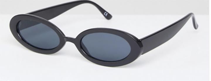 ASOS Small Oval Sunglasses | Image Source: asos.com