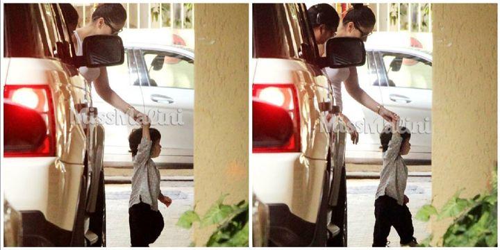 Aww! Taimur Ali Khan Is Big Enough To Lead Mommy Kareena Kapoor Khan With His Baby Steps