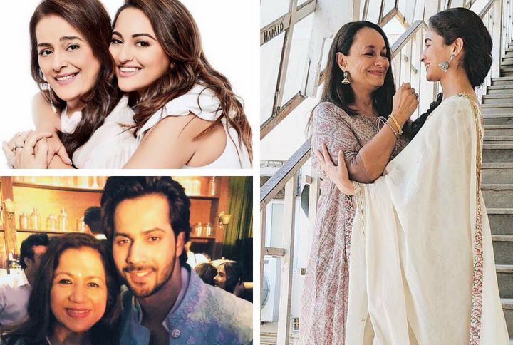 Sonakshi Sinha, Alia Bhatt and Varun Dhawan's picture with their moms for Mother's Day