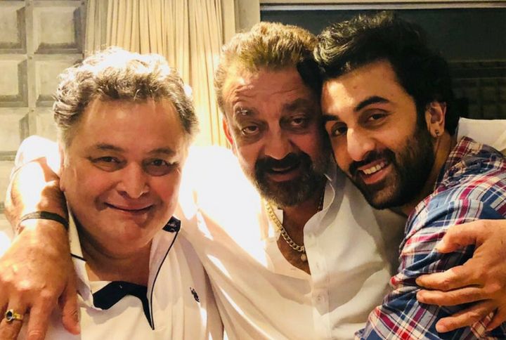 Photo: Just Before Sanju Releases, Sanjay Dutt Gives The Kapoors A Surprise Visit
