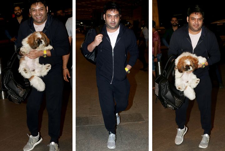Photos: Kapil Sharma Was All Smiles At The Airport