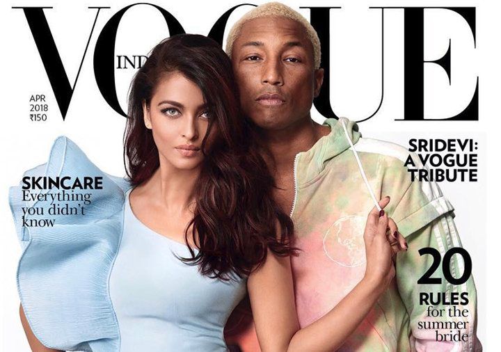 Aishwarya &#038; Pharrell: The Most Unexpected Duo Slay On The Cover Of Vogue India