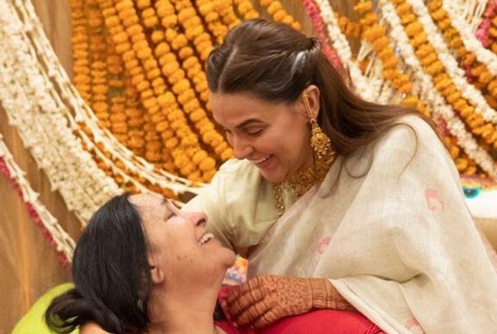All The Unseen Photos From Neha Dhupia’s Bangle Ceremony