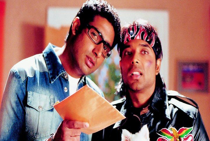 Abhishek Bachchan and Uday Chopra in Dhoom