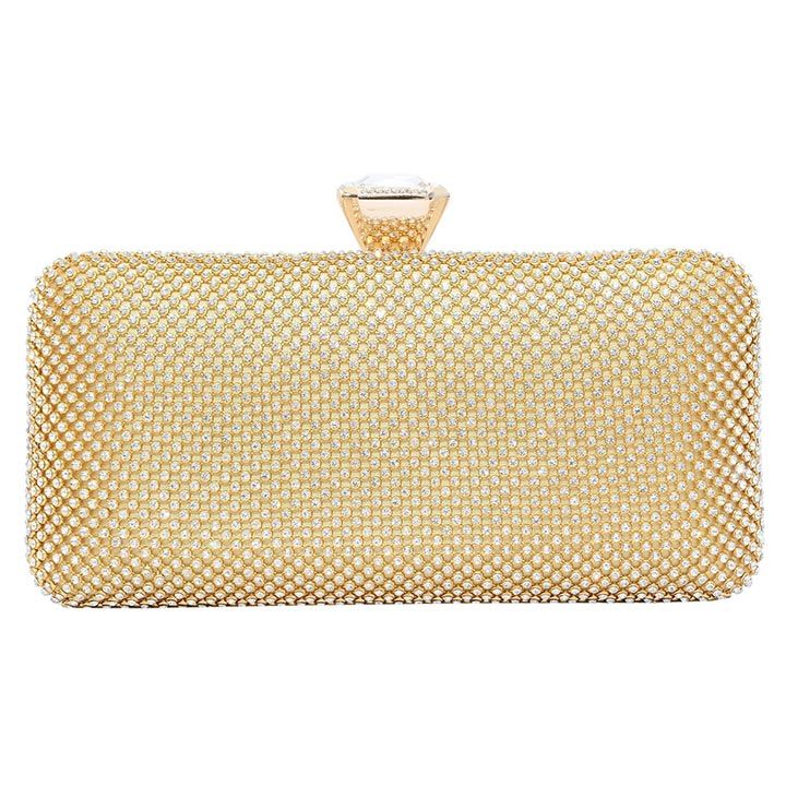 Iconic Golden Big Box Clutch | Image Source: www.amazon.in