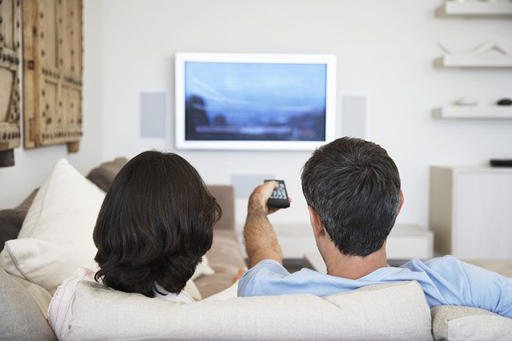 Couple Watching TV (Image Courtesy: Shutterstock)