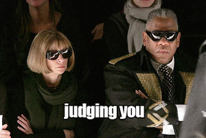 Anna Wintour Judging You GIF - Find & Share on GIPHY