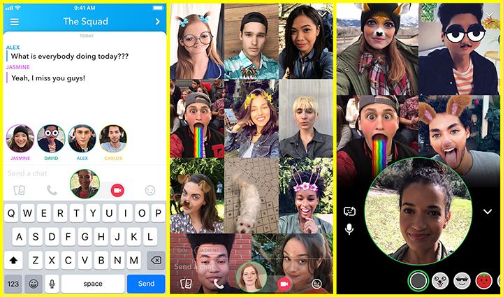 Snapchat To Introduce Its New Group Video Chat Feature