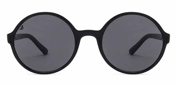 Black Round Sunglasses | Image Source: www.lenskart.com